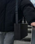 Minimalist Leather Box Bag – Sleek, Durable & Elegant by RR at brixbailey.com