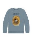 Cozy Red Chow Chow Sweatshirt for Kids – Fluff and Fun in Every Stitch!