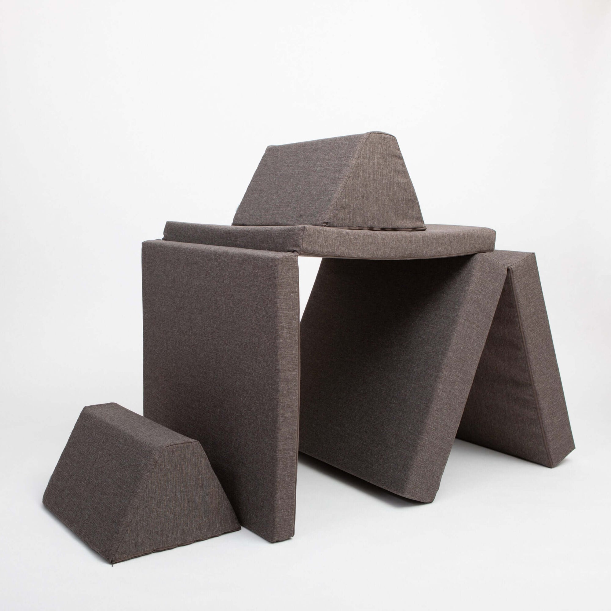 Dark Brown Activity Play Mattress Set