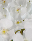 Artificial Deluxe Bush Orchid White 85cm Bush Orchid Lots Flowers-1