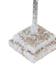 Frosted Cedar Winter Tree 40cm Tabletop Decor