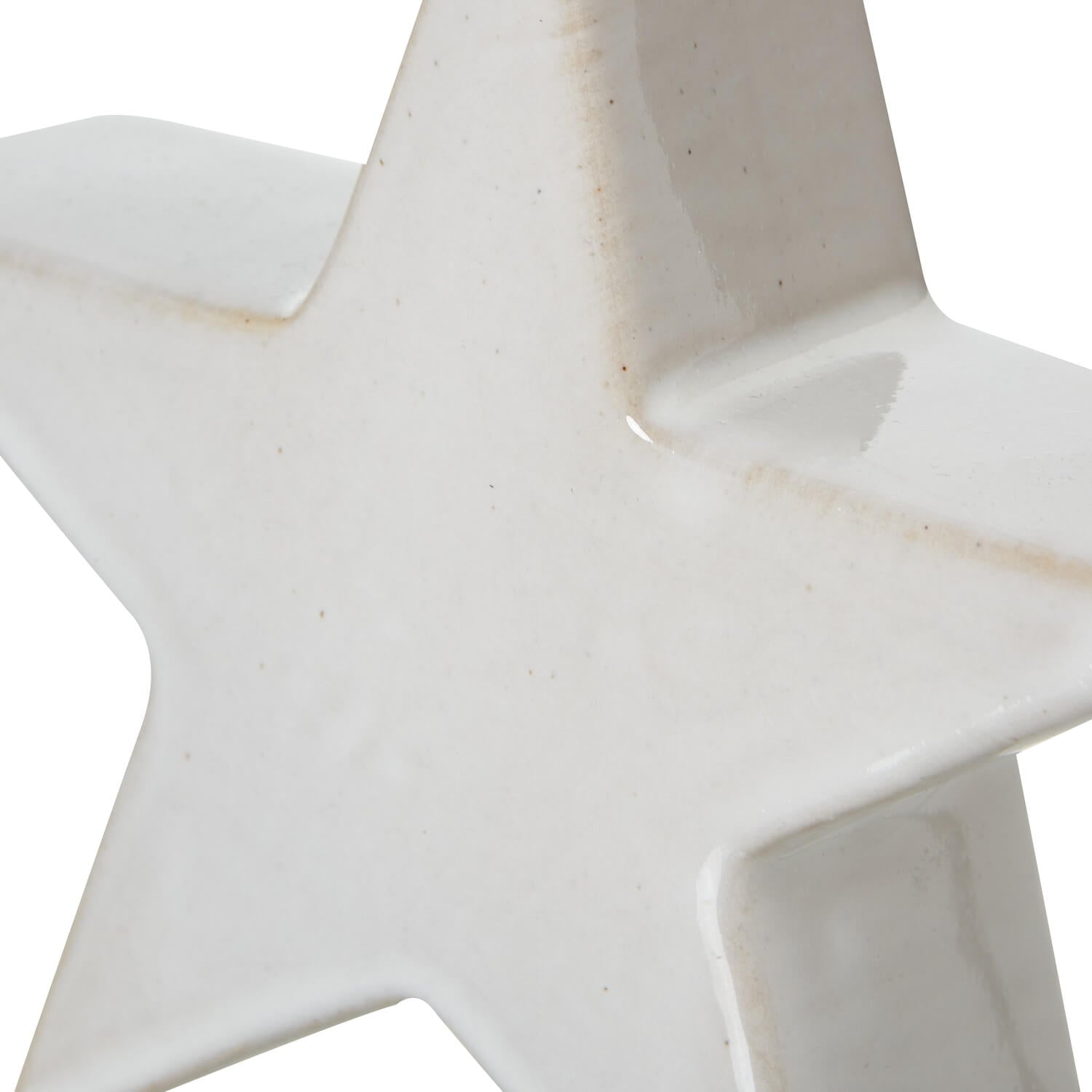 Mini Ceramic Star White