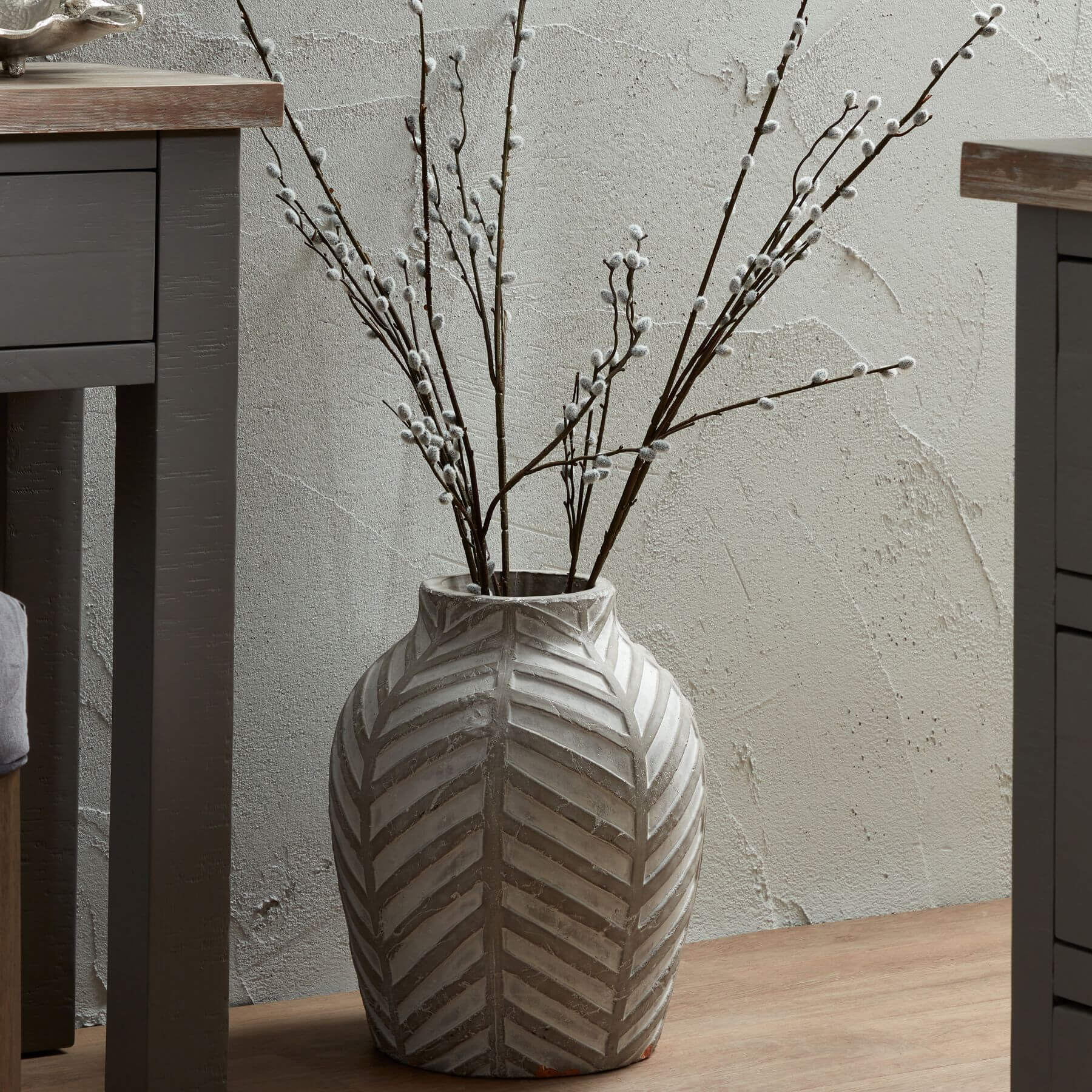 Elegant Bloomville Stone Vase | Handcrafted Home Decor
