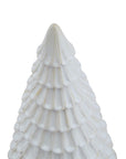 White Ceramic Fir Tree Sculpture