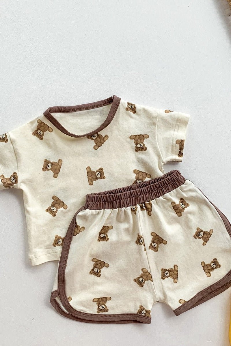 Bear 2 Piece T-Shirt &amp; Shorts Set