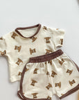 Bear 2 Piece T-Shirt & Shorts Set