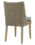 Round Outdoor Dining Chair Coastal Beige