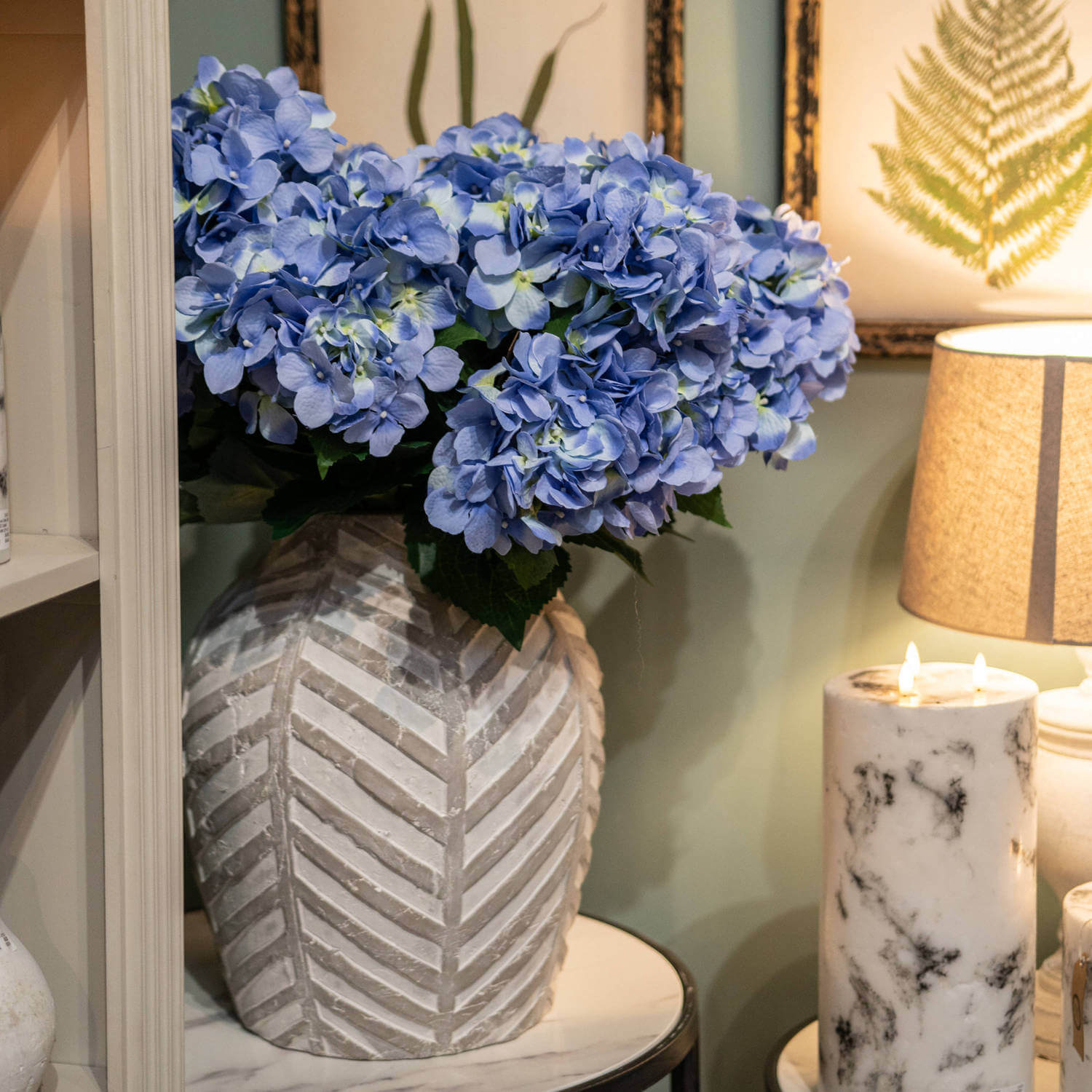Elegant Bloomville Stone Vase | Handcrafted Home Decor