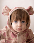 Eared Jumpsuit for Babies and Kids - Beige Lemons