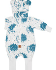 Eared Jumpsuit for Babies and Kids - Ecru Suns
