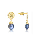 Classic Athena Drop Earrings in Labradorite