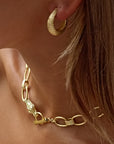 Medusa Chunky Snake Scale Hoops