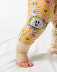 Lil' Earthling Bamboo Zip Onesie - Soft, Stretchy & Crunchy Hippie Vibe for Baby by NIXX BABY at brixbailey.com