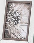 Wood Mirror Frame for 5x7 Inch Photos