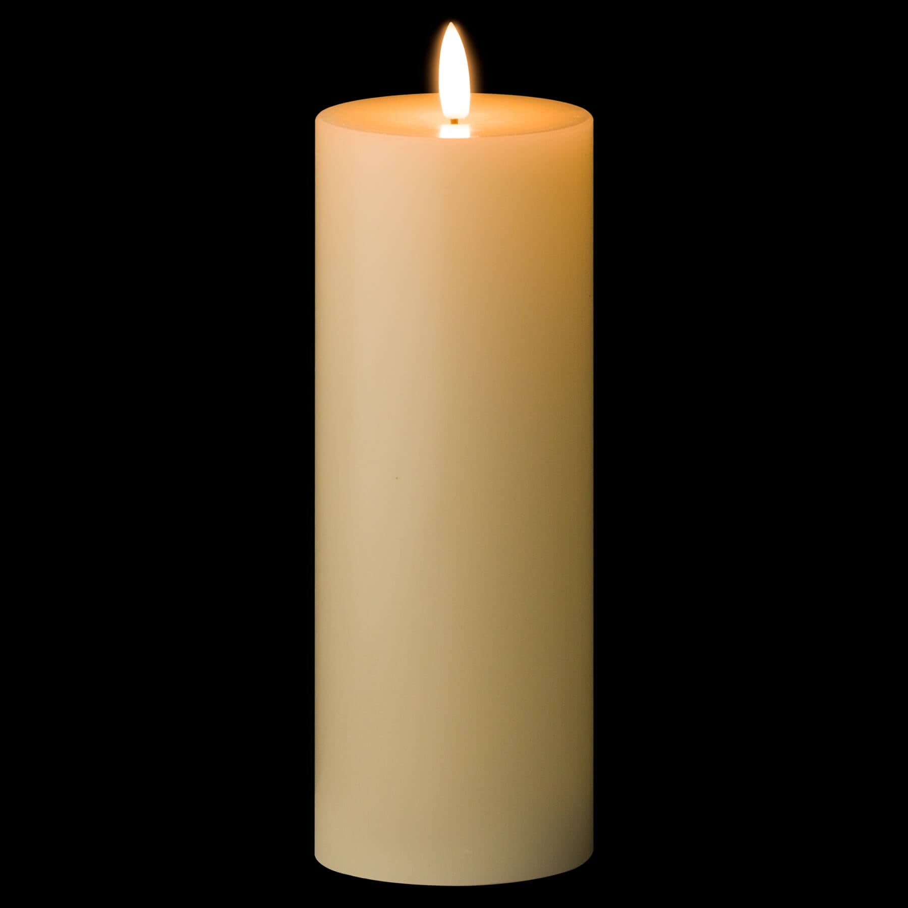 Premium 3-Pack LED Cream Candles | Natural Glow Luxe Set