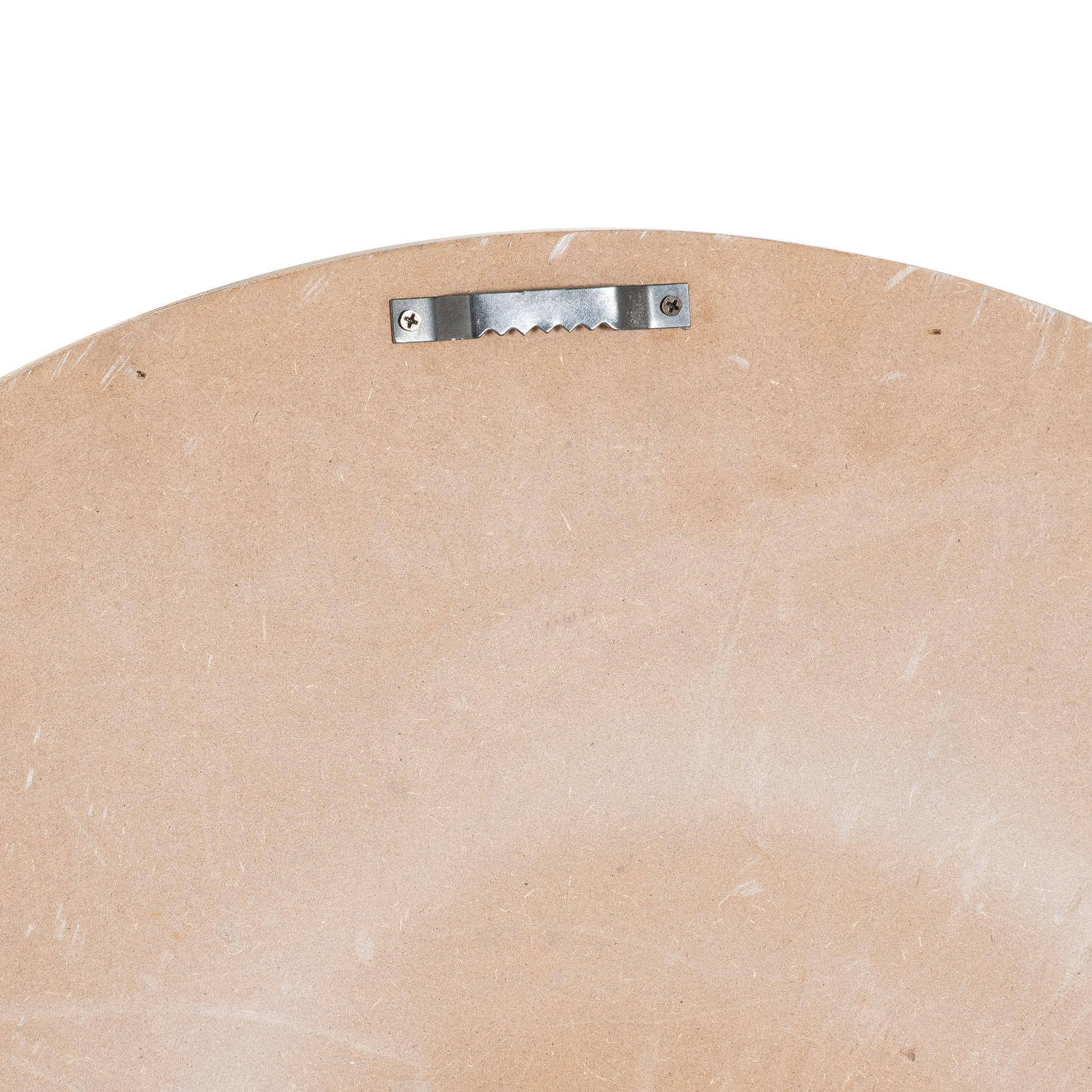 Whitewashed Wood Square Wall Clock