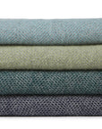 Honeycomb XL Pure New Wool Throw - Emerald/Grey