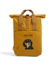 Back & Tan Dachshund Roll-Top Backpack – Small Dog, Big Adventure!