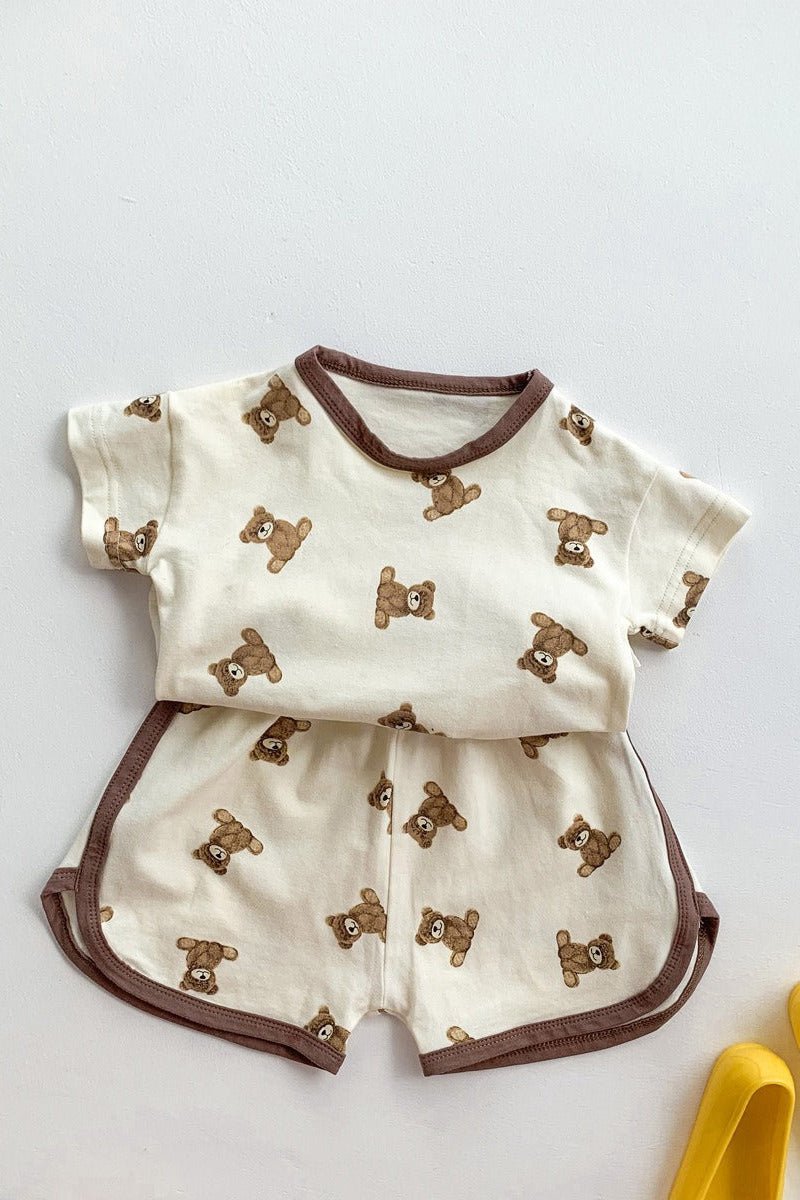 Bear 2 Piece T-Shirt &amp; Shorts Set