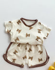 Bear 2 Piece T-Shirt & Shorts Set