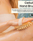 Eco Bath London Cellulite Hand Brush - Effective Cellulite Remover and Massager for Smooth, Toned Skin