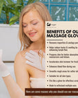 Eco Bath London 1 Pair of Exfoliating Body Gloves