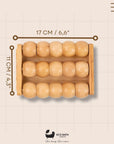 Eco Bath London Foot Roller - Wooden Foot Roller Massager for Pain Relief and Improved Circulation