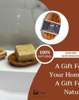 Eco Bath London Olive Wood Boat Shape Soap Dish