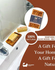 Eco Bath London Olive Wood Rectangle Soap Dish