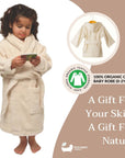 Eco Bath London Organic Cotton Baby Robe - Available in Sizes 0-2 Years and 3-5 Years