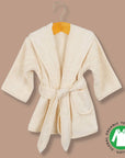 Eco Bath London Organic Cotton Baby Robe - Available in Sizes 0-2 Years and 3-5 Years