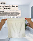 Eco Bath London Organic Cotton Face Flannels 30x30cm