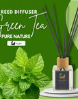 Eco Bath London Reed Diffuser Collection - Luxurious Home Fragrance, Long-Lasting Room Diffusers with Natural Essential Oils, 100ml (3.38 Fl.Oz), Multiple Scents Available