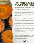 Eco Bath London Reflexology Foot Roller | Best to Use Under Work/Study Table