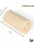 Eco Bath London Natural Loofah 5 inch with String - Premium Exfoliating Bath Sponge