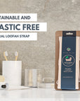 Eco Bath London Natural Loofah Strap - Premium Back Scrubber for Deep Exfoliation