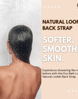 Eco Bath London Natural Loofah Strap - Premium Back Scrubber for Deep Exfoliation