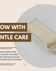 Eco Bath London Natural Loofah Strap - Premium Back Scrubber for Deep Exfoliation