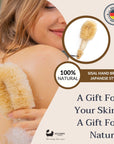 Eco Bath Natural Sisal Round Brush Japanese Style