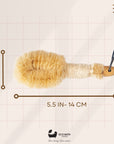 Eco Bath Natural Sisal Round Brush Japanese Style