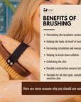 Eco Bath London Natural Sisal Walnut Hand Brush - Luxury Hand Brush for Dry Brushing