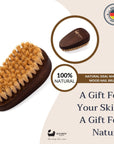 Eco Bath Natural Sisal Walnut Wood Nail Brush - Luxurious Design