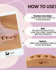 Eco Bath London Reflexology Foot Roller | Best to Use Under Work/Study Table