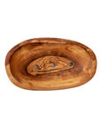 Eco Bath Soap Dish - Olive Wood Bath Shape