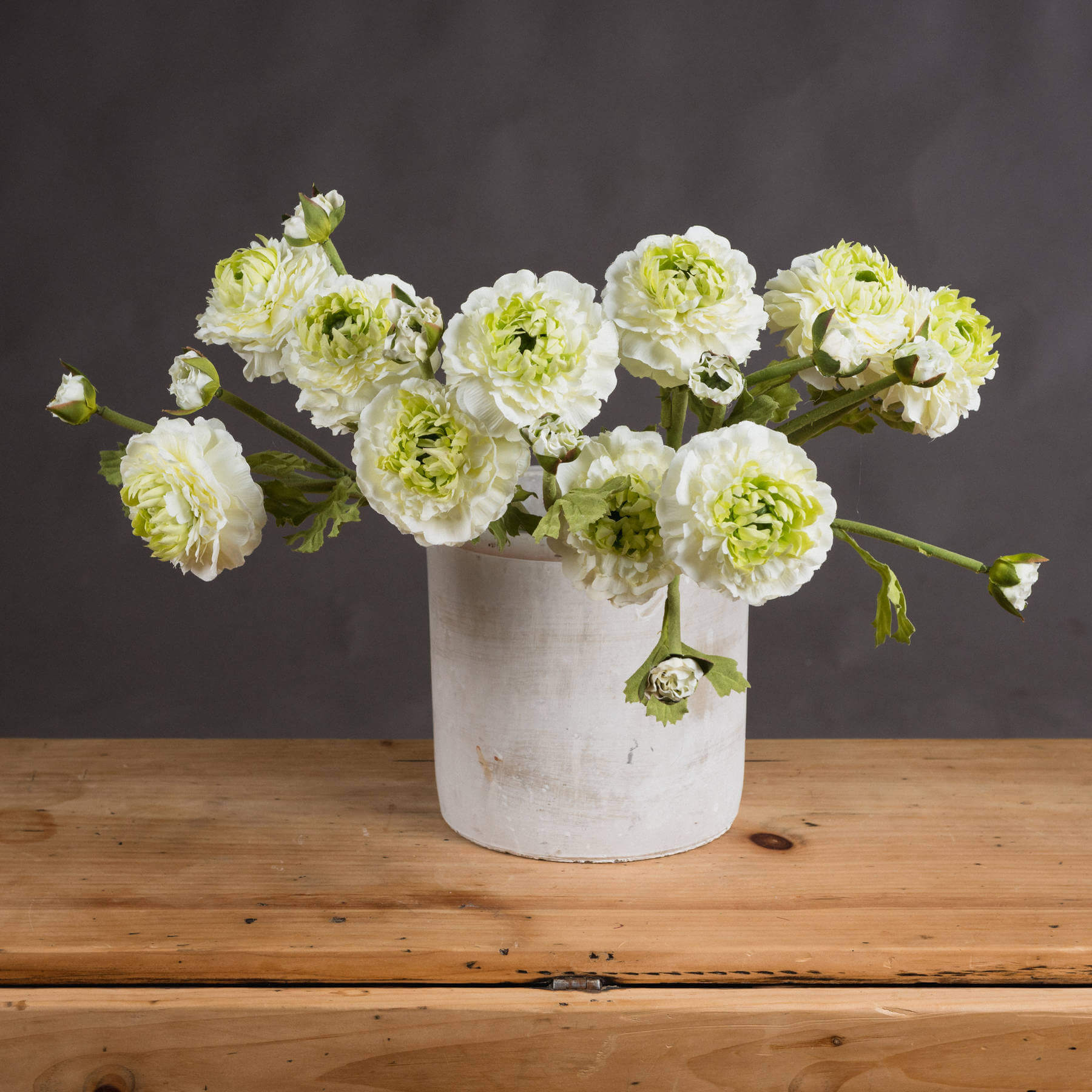 Fresh Green Ranunculus Bouquet | Elegant Floral Spray