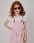 Edie Frill Top - White