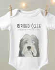 Bearded Collie Baby Bodysuit: A Little Bundle of Chaos and Cuddles!