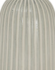 White Ceramic Medium Bell Vase