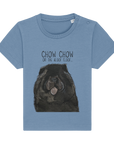 Adorable Black Chow Chow Baby T-Shirt – Cute Dog-Themed Baby Tee | Perfect Gift for Dog Lovers