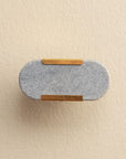 Ruhi Blue Stone Brass Drawer Knobs